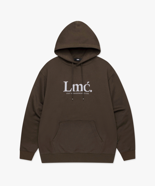 LMCの「SERIF LOGO HOODIE brown（パーカー・レディース・その他・XL/S/M/L）」の2枚目の写真