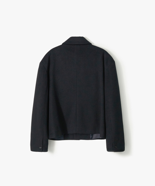 TRIP LE SENS（トリップ ル センス）の「[F/W]カスタムウールカラー隠しスナップブレザー_ヘビーツイル_ブラック（テーラードジャケット・メンズ・その他・L/M）」の7枚目の写真