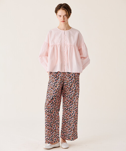 ORCIVAL（オーシバル）の「ORCIVAL | コットンポプリン プリントイージーパンツ WOMEN（その他パンツ・レディース・レッド系その他/ブルー系その他5/グリーン系その他・1）」の8枚目の写真