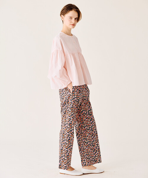 ORCIVAL（オーシバル）の「ORCIVAL | コットンポプリン プリントイージーパンツ WOMEN（その他パンツ・レディース・レッド系その他/ブルー系その他5/グリーン系その他・1）」の10枚目の写真