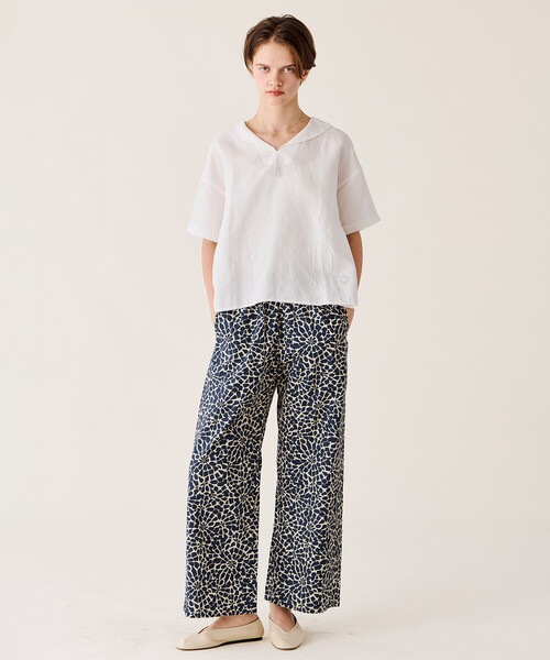 ORCIVAL（オーシバル）の「ORCIVAL | コットンポプリン プリントイージーパンツ WOMEN（その他パンツ・レディース・レッド系その他/ブルー系その他5/グリーン系その他・1）」の13枚目の写真