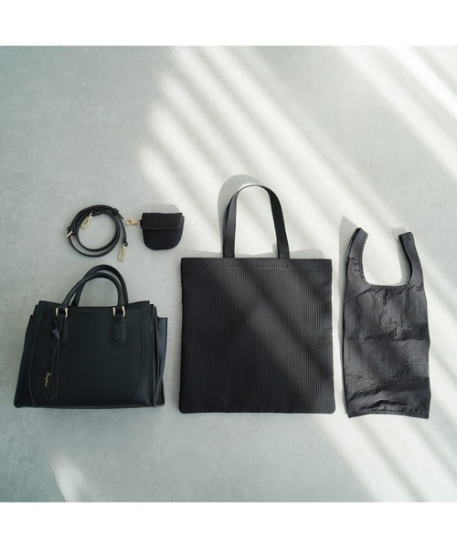 Jewelna Rose（ジュエルナローズ）の「【4点セット】 クロフォード シンクブラック 16311（ハンドバッグ・レディース・ブラック・FREE）」の7枚目の写真