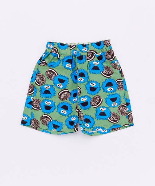 Ocean&Ground(オーシャン&グラウンド)の「Jr.サンフランシスコシティショーツ(その他パンツ・キッズ・オフホワイト/マルチ/チャコール/グリーン・160/150)」の3枚目の写真