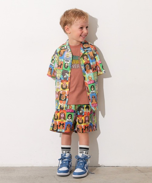 Ocean&Ground(オーシャン&グラウンド)の「Jr.サンフランシスコシティショーツ(その他パンツ・キッズ・オフホワイト/マルチ/チャコール/グリーン・160/150)」の20枚目の写真
