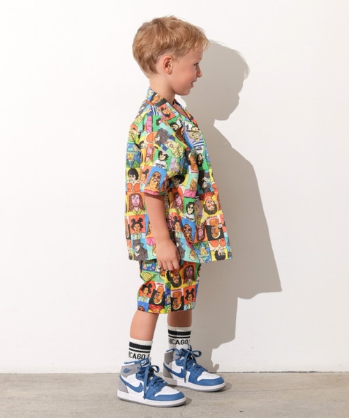 Ocean&Ground(オーシャン&グラウンド)の「Jr.サンフランシスコシティショーツ(その他パンツ・キッズ・オフホワイト/マルチ/チャコール/グリーン・160/150)」の21枚目の写真