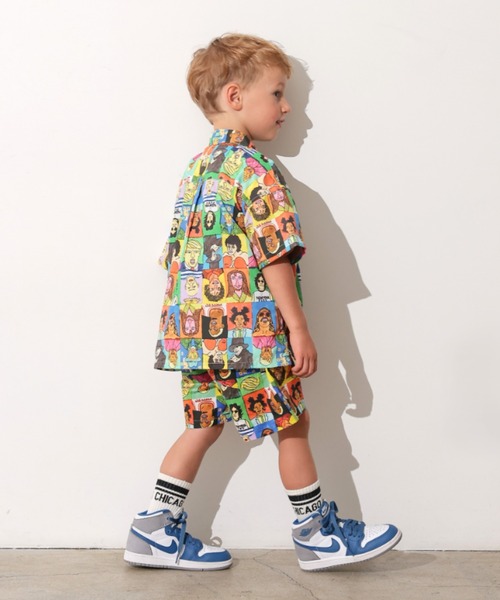 Ocean&Ground(オーシャン&グラウンド)の「Jr.サンフランシスコシティショーツ(その他パンツ・キッズ・オフホワイト/マルチ/チャコール/グリーン・160/150)」の22枚目の写真