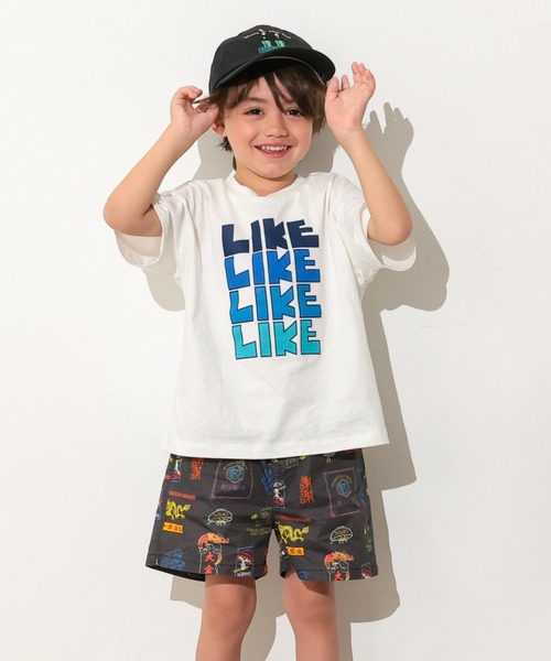 Ocean&Ground(オーシャン&グラウンド)の「Jr.サンフランシスコシティショーツ(その他パンツ・キッズ・オフホワイト/マルチ/チャコール/グリーン・160/150)」の6枚目の写真