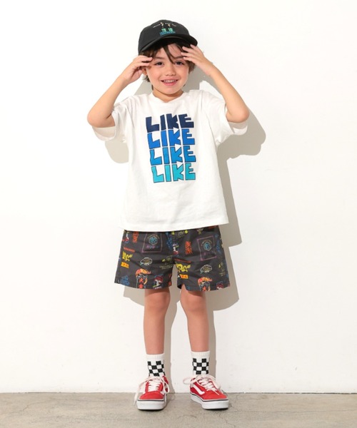 Ocean&Ground(オーシャン&グラウンド)の「Jr.サンフランシスコシティショーツ(その他パンツ・キッズ・オフホワイト/マルチ/チャコール/グリーン・160/150)」の8枚目の写真