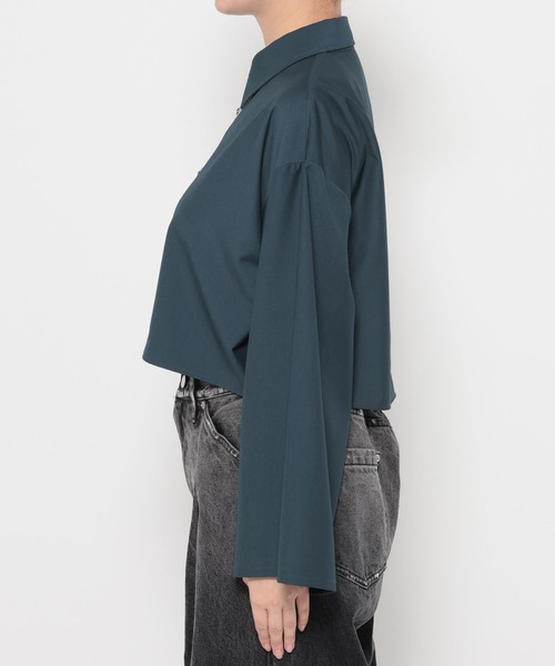 HARE（ハレ）の「2WAYチャイナシャツ(HARE)（シャツ/ブラウス・レディース・ホワイト/ブルー/ブラック/グリーン/パープル・FREE）」の22枚目の写真