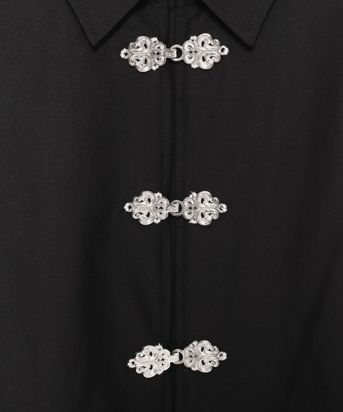 HARE（ハレ）の「2WAYチャイナシャツ(HARE)（シャツ/ブラウス・レディース・ホワイト/ブルー/ブラック/グリーン/パープル・FREE）」の19枚目の写真