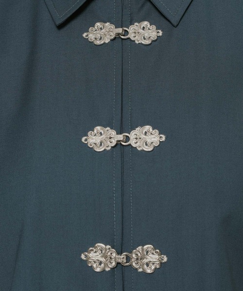 HARE（ハレ）の「2WAYチャイナシャツ(HARE)（シャツ/ブラウス・レディース・ホワイト/ブルー/ブラック/グリーン/パープル・FREE）」の21枚目の写真