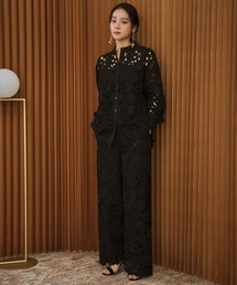 ELFRANK（エルフランク）の「【2026SS】セットアップ対応 ケミカルレース ワイドパンツ ウエストゴム（その他パンツ）」