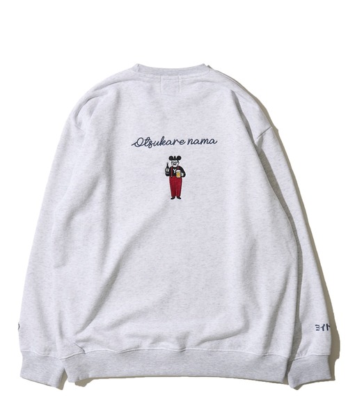ADPOSION(アドポーション)の「【YOIDORE】とりあえずビール フロント&バック刺繍MIX クルーネックスウェットプルオーバー(スウェット・メンズ・ブラック/ホワイト/ライトグリーン・MEDIUM/X-LARGE/LARGE)」の5枚目の写真