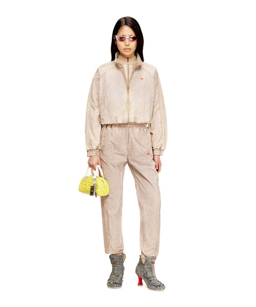 DIESEL（ディーゼル）の「ウィメンズ ジャケット G-ARDEN（ナイロンジャケット・レディース・ライトブラウン・38/40/42/44）」の4枚目の写真