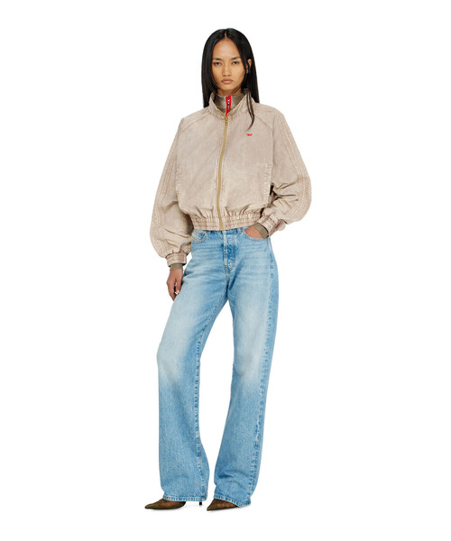 DIESEL(ディーゼル)の「ウィメンズ ジャケット G-ARDEN(ナイロンジャケット・レディース・ライトブラウン・38/40/42/44)」の5枚目の写真