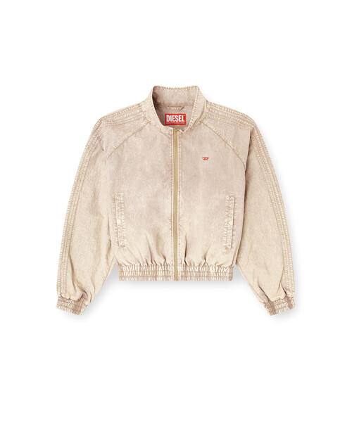 DIESEL(ディーゼル)の「ウィメンズ ジャケット G-ARDEN(ナイロンジャケット・レディース・ライトブラウン・38/40/42/44)」の2枚目の写真