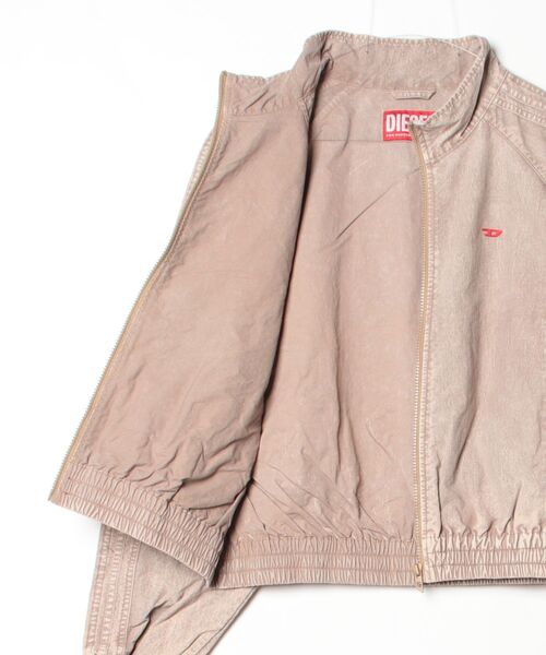DIESEL(ディーゼル)の「ウィメンズ ジャケット G-ARDEN(ナイロンジャケット・レディース・ライトブラウン・38/40/42/44)」の12枚目の写真