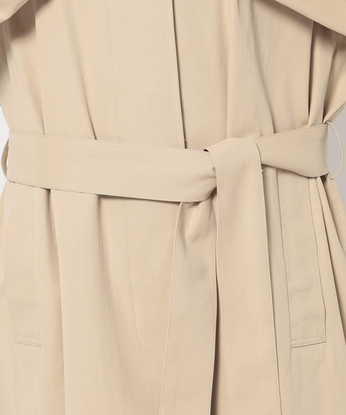 LOWRYS FARM（ローリーズファーム）の「ステンカラーコート 636403（ステンカラーコート・レディース・ベージュ/ネイビー・FREE）」の16枚目の写真