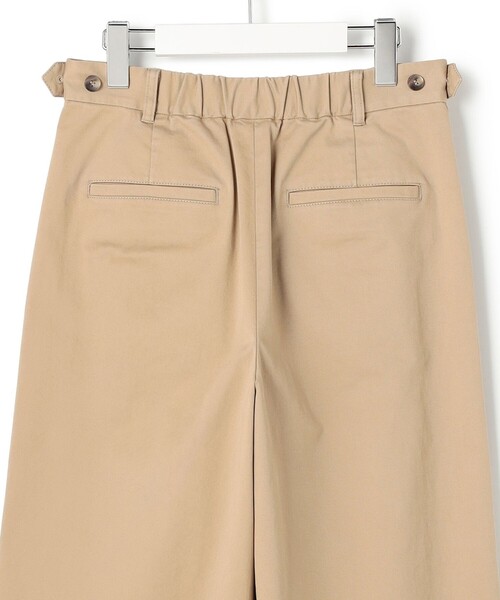 23区 L（ニジュウサンクオオキイサイズ）の「ストレッチギャバ チノ ワイド パンツ（その他パンツ・レディース・ベージュ系・50/48/46/44）」の7枚目の写真