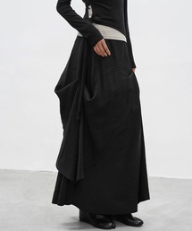 EIGHTHMONTH（エイスマンス）の「ボリュームドレープスカート EM26s028【EIGHTHMONTH】（スカート）」