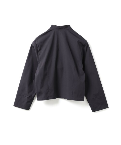 mizuiroind(ミズイロインド)の「mizuiro ind スタンドカラーショートシャツ(シャツ/ブラウス・レディース・オフホワイト/ライトブルー/ブラック/ネイビー・FREE)」の21枚目の写真