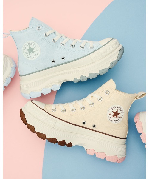 CONVERSE ALL STAR(コンバースオールスター)の「【直営店限定】ALL STAR (R) TREKWAVE SW HI / オールスター (R) トレックウエーブ SW HI(スニーカー・レディース・サックスブルー・7/3/3.5/4/4.5/5/5.5/6.5)」の10枚目の写真