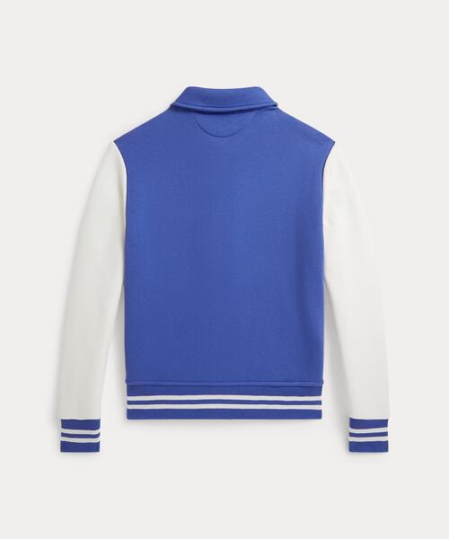POLO RALPH LAUREN CHILDRENSWEAR(ポロ ラルフ ローレン チルドレンズウェア)の「Big Pony フリース ベースボール ジャケット(スタジャン・キッズ・マルチ・S/M/L/XL)」の5枚目の写真