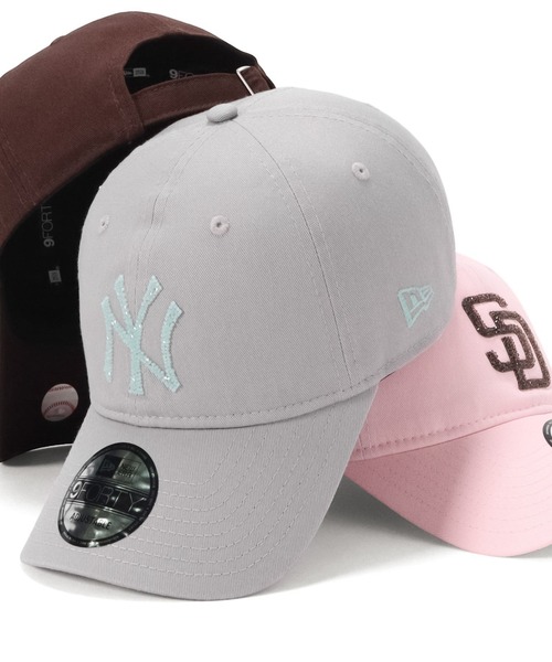 ニューエラキャップ 9FORTYUnstructured ビーズロゴ MLB（キャップ