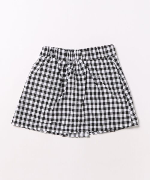 coca(coca)(コカ)の「キッズ ギンガムチェックプリーツスカート(スカート・キッズ・ブラック・150/140/130/120)」の9枚目の写真