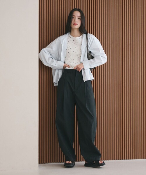 BEAUTY&YOUTH UNITED ARROWS（ビューティーアンドユースユナイテッドアローズ）の「ポリエステルコットン フードシャツ（シャツ/ブラウス・レディース・ライトブルー/ベージュ/ダークグレー・FREE）」の15枚目の写真