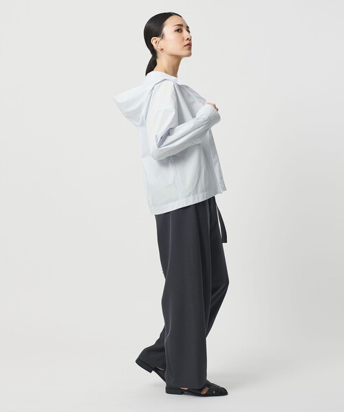 BEAUTY&YOUTH UNITED ARROWS（ビューティーアンドユースユナイテッドアローズ）の「ポリエステルコットン フードシャツ（シャツ/ブラウス・レディース・ライトブルー/ベージュ/ダークグレー・FREE）」の19枚目の写真