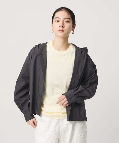 BEAUTY&YOUTH UNITED ARROWS（ビューティーアンドユースユナイテッドアローズ）の「ポリエステルコットン フードシャツ（シャツ/ブラウス・レディース・ライトブルー/ベージュ/ダークグレー・FREE）」の20枚目の写真