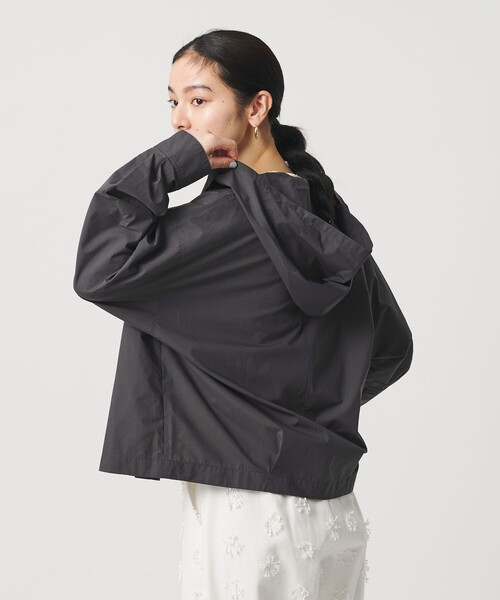 BEAUTY&YOUTH UNITED ARROWS（ビューティーアンドユースユナイテッドアローズ）の「ポリエステルコットン フードシャツ（シャツ/ブラウス・レディース・ライトブルー/ベージュ/ダークグレー・FREE）」の21枚目の写真