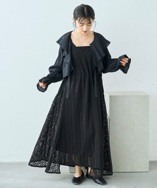 mil（ミル）の「キャミソール×ボレロセット マルチway ブラウス【586130】（シャツ/ブラウス・レディース・ブラック/アイボリー/モカ・S/XS）」の22枚目の写真