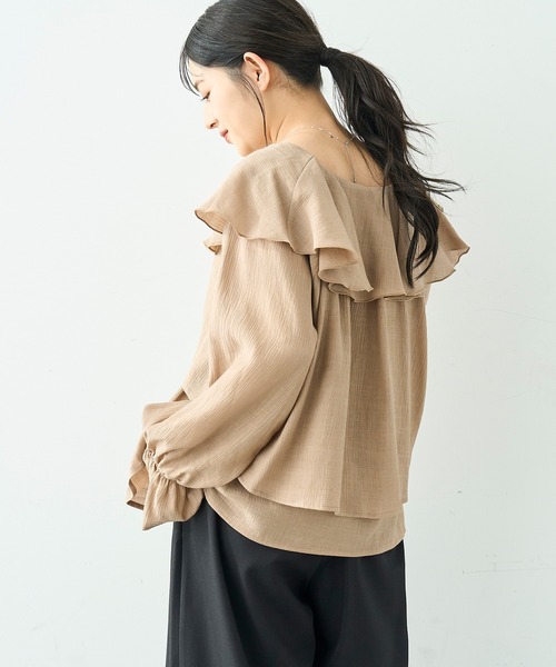 mil(ミル)の「キャミソール×ボレロセット マルチway ブラウス【586130】(シャツ/ブラウス・レディース・ブラック/アイボリー/モカ・S/XS)」の22枚目の写真