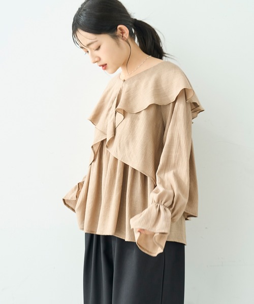 mil(ミル)の「キャミソール×ボレロセット マルチway ブラウス【586130】(シャツ/ブラウス・レディース・ブラック/アイボリー/モカ・S/XS)」の21枚目の写真