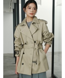 anuans | ハーフオーバートレンチコート(トレンチコート)