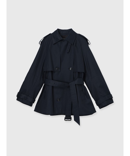 ハーフオーバートレンチコート（トレンチコート）｜anuans（ア