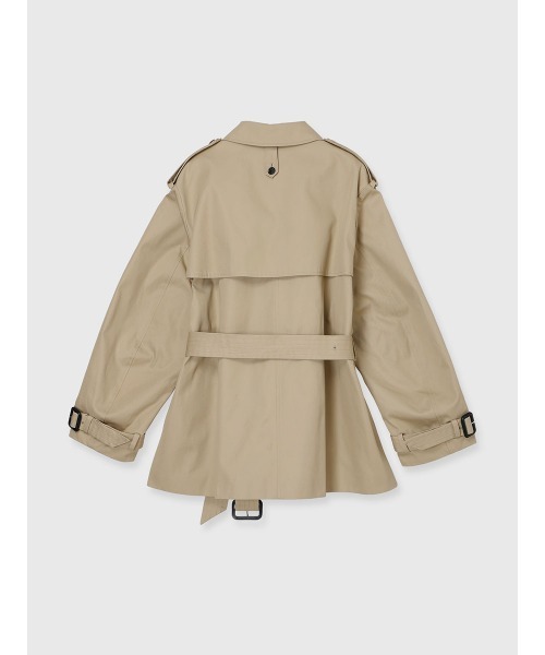 ハーフオーバートレンチコート（トレンチコート）｜anuans（ア