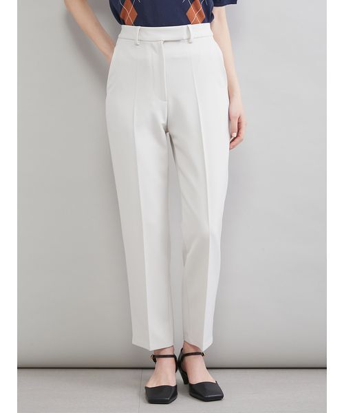 Mila Owen（ミラオーウェン）の「後ろゴムテーパードパンツ（その他パンツ・レディース・ホワイト/レッド/グリーン/ブラック・0/1/2/00）」の6枚目の写真