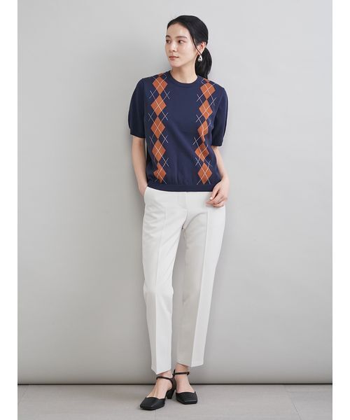 Mila Owen（ミラオーウェン）の「後ろゴムテーパードパンツ（その他パンツ・レディース・ホワイト/レッド/グリーン/ブラック・0/1/2/00）」の16枚目の写真