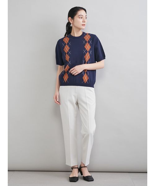 Mila Owen（ミラオーウェン）の「後ろゴムテーパードパンツ（その他パンツ・レディース・ホワイト/レッド/グリーン/ブラック・0/1/2/00）」の17枚目の写真