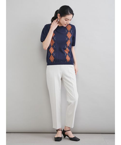 Mila Owen（ミラオーウェン）の「後ろゴムテーパードパンツ（その他パンツ・レディース・ホワイト/レッド/グリーン/ブラック・0/1/2/00）」の18枚目の写真