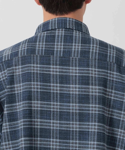 LAKOLE(ラコレ)の「メランジチェック長袖シャツ / 643811(シャツ/ブラウス・メンズ・ブルー/ベージュ・MEDIUM/LARGE)」の11枚目の写真