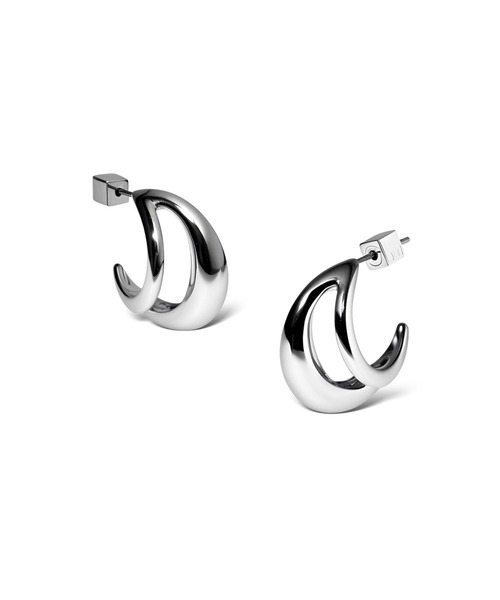 Lyvi(ライビィ)の「Crescent Curve Piercing / 金属アレルギー対応(ピアス(両耳用)・レディース・シルバー/ゴールド・FREE)」の1枚目の写真