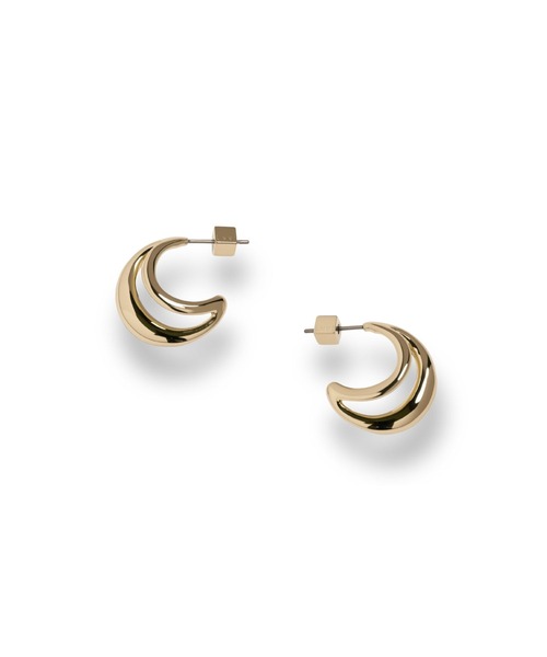 Lyvi(ライビィ)の「Crescent Curve Piercing / 金属アレルギー対応(ピアス(両耳用)・レディース・シルバー/ゴールド・FREE)」の13枚目の写真