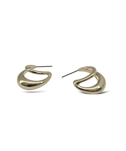 Lyvi(ライビィ)の「Crescent Curve Piercing / 金属アレルギー対応(ピアス(両耳用)・レディース・シルバー/ゴールド・FREE)」の19枚目の写真