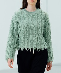 CITY TOKYO | 【CITY TOKYO/シティートウキョウ】カットジャガードデザインニット(ニット/セーター)