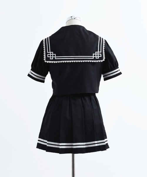 TRAVAS TOKYO(トラバス トウキョウ)の「『TRAVAS TOKYO/トラバス トーキョー』セーラーチャイナセットアップ(セットアップ・レディース・ブラック×パープル/ブラック×ホワイト・L/M)」の19枚目の写真