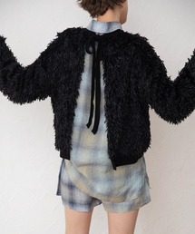 leinwande（ラインヴァンド）の「Feather Ribbon Top（スウェット）」